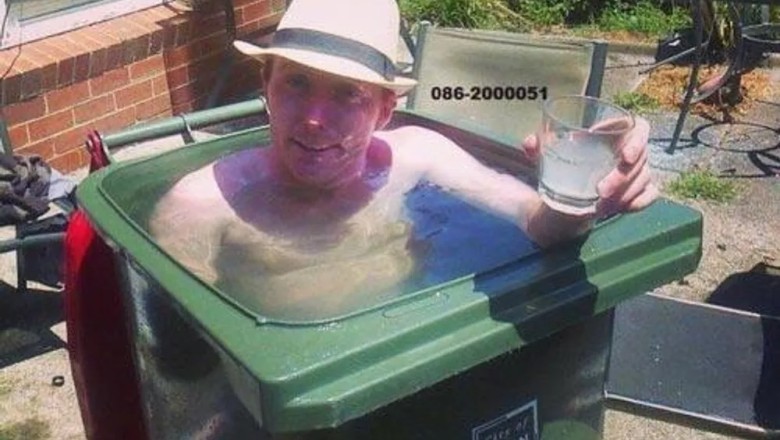 Unconventional DIY Pools: From Fireside Relaxation to Hay Bale Havens