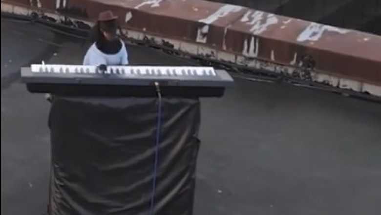 Roof-Rocking Ruff: This Musical Pooch Takes His Talents to New Heights!