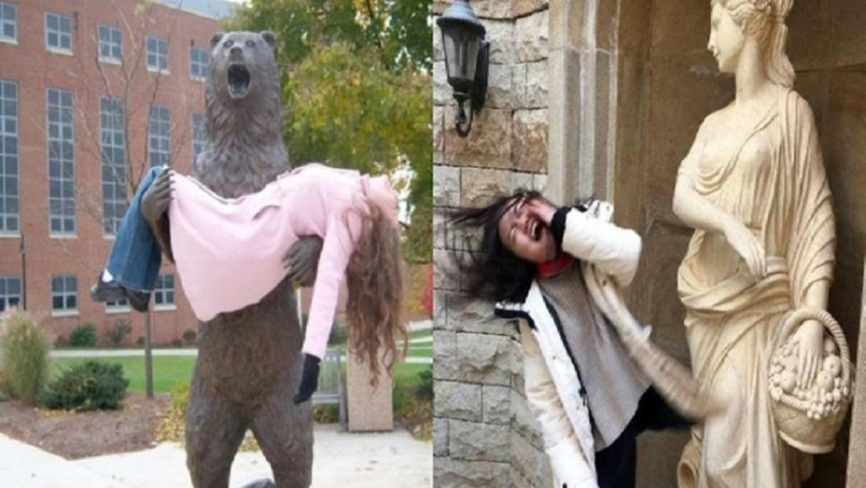 More than 40 Times People Have Brought Posing with Sculptures to the Funniest Level