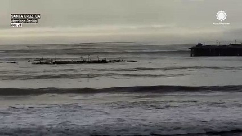 Santa Cruz Wharf Collapses Amid High Surf: Dramatic Footage!