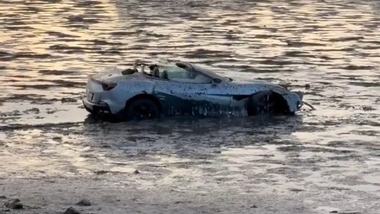 From Dreams To Depths: Drunk Driver's Ferrari Recovered From Richardson Bay!